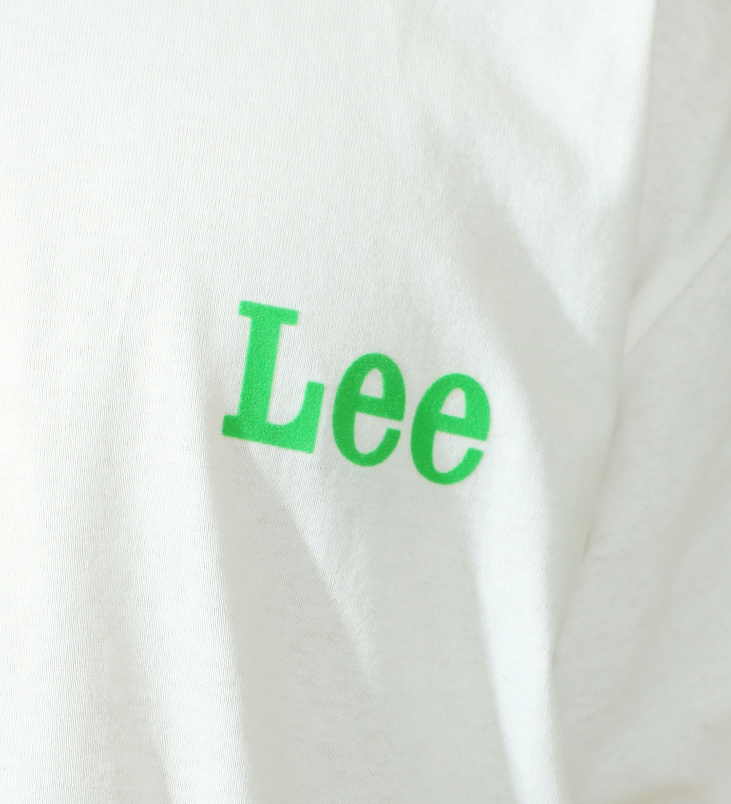 Lee(リー)の【ポイントアップ対象】ブルドッグ フロッキープリント ショートスリーブTee|トップス/Tシャツ/カットソー/メンズ|ホワイト