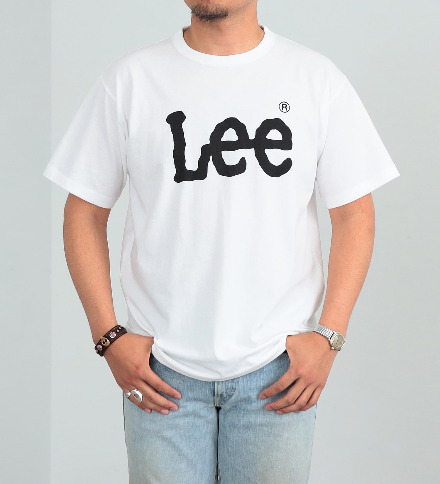 Lee(リー)の【FINAL SALE】Lee ロゴ ショートスリーブTee|トップス/Tシャツ/カットソー/メンズ|ホワイト