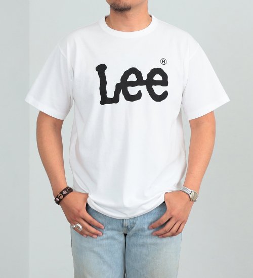 Lee(リー)の【ポイントアップ対象】Lee ロゴ ショートスリーブTee|トップス/Tシャツ/カットソー/メンズ|ホワイト