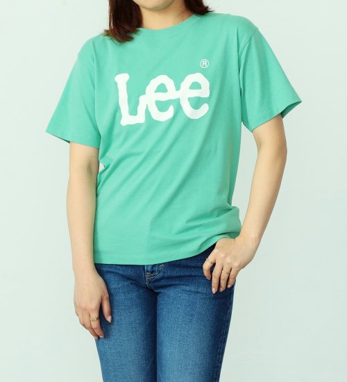 Lee(リー)の【ポイントアップ対象】Lee ロゴ ショートスリーブTee|トップス/Tシャツ/カットソー/メンズ|ミント