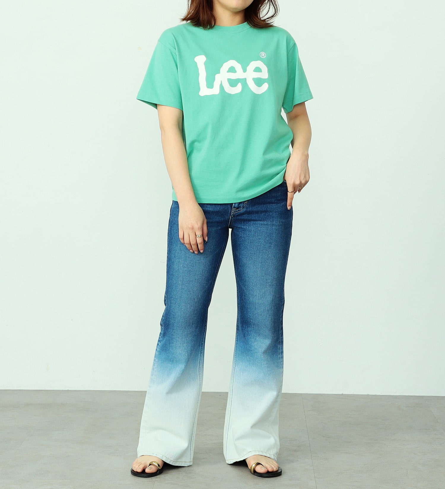Lee(リー)のLee ロゴ ショートスリーブTee|トップス/Tシャツ/カットソー/メンズ|ミント