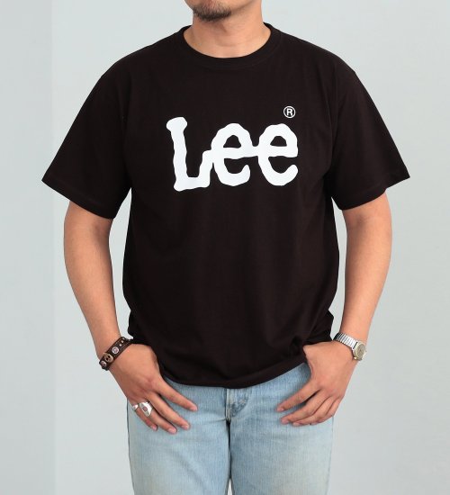 Lee(リー)の【ポイントアップ対象】Lee ロゴ ショートスリーブTee|トップス/Tシャツ/カットソー/メンズ|ブラック