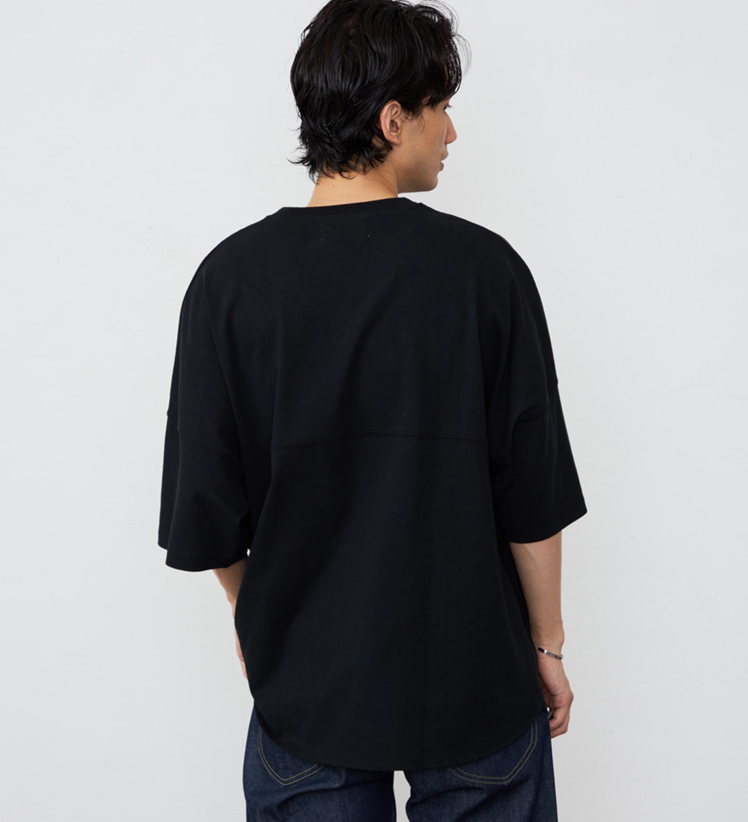 Lee(リー)のラウンドヘムショートスリーブTシャツ|トップス/Tシャツ/カットソー/メンズ|ブラック