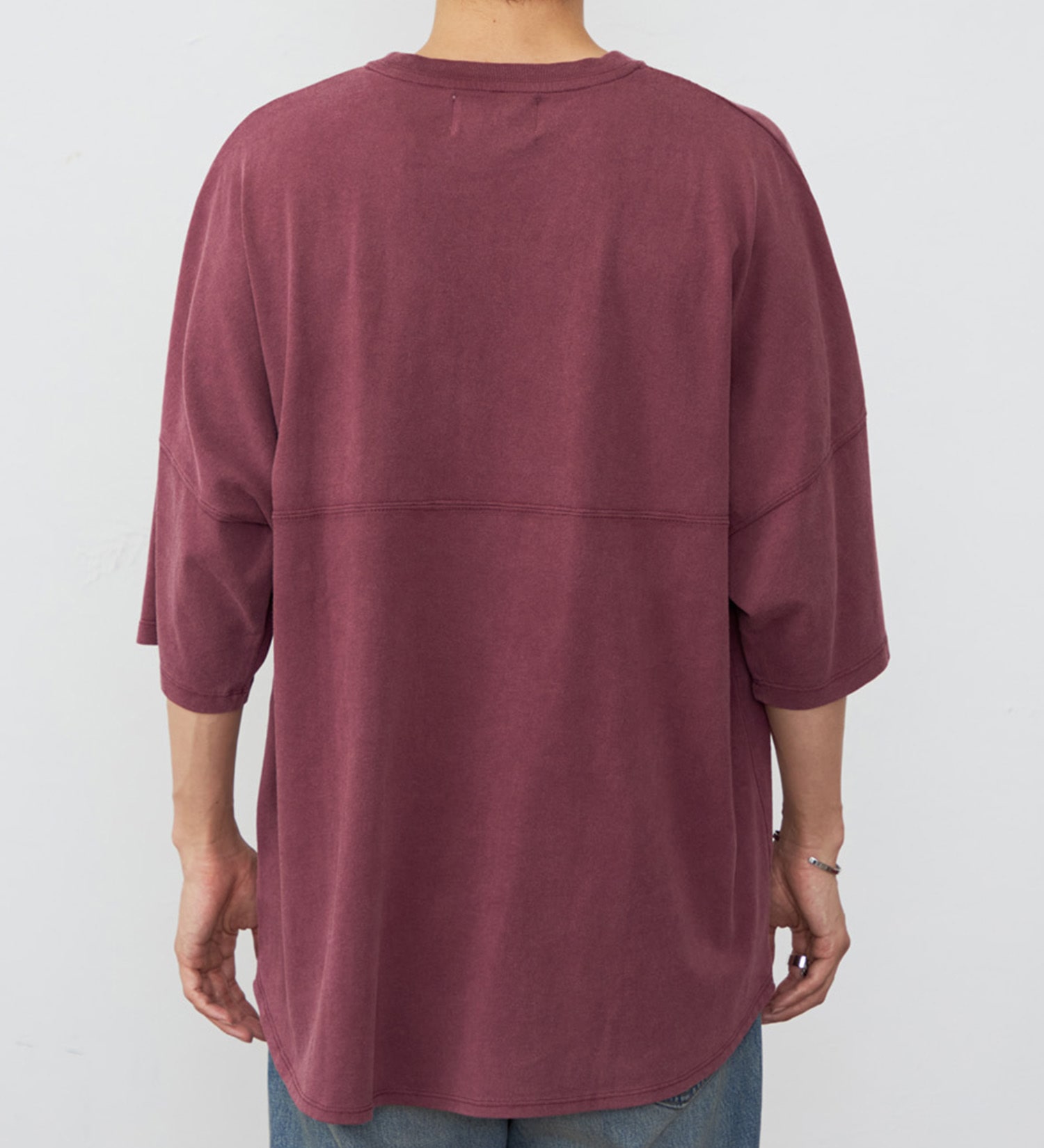 Lee(リー)のラウンドヘムショートスリーブTシャツ|トップス/Tシャツ/カットソー/メンズ|ワイン