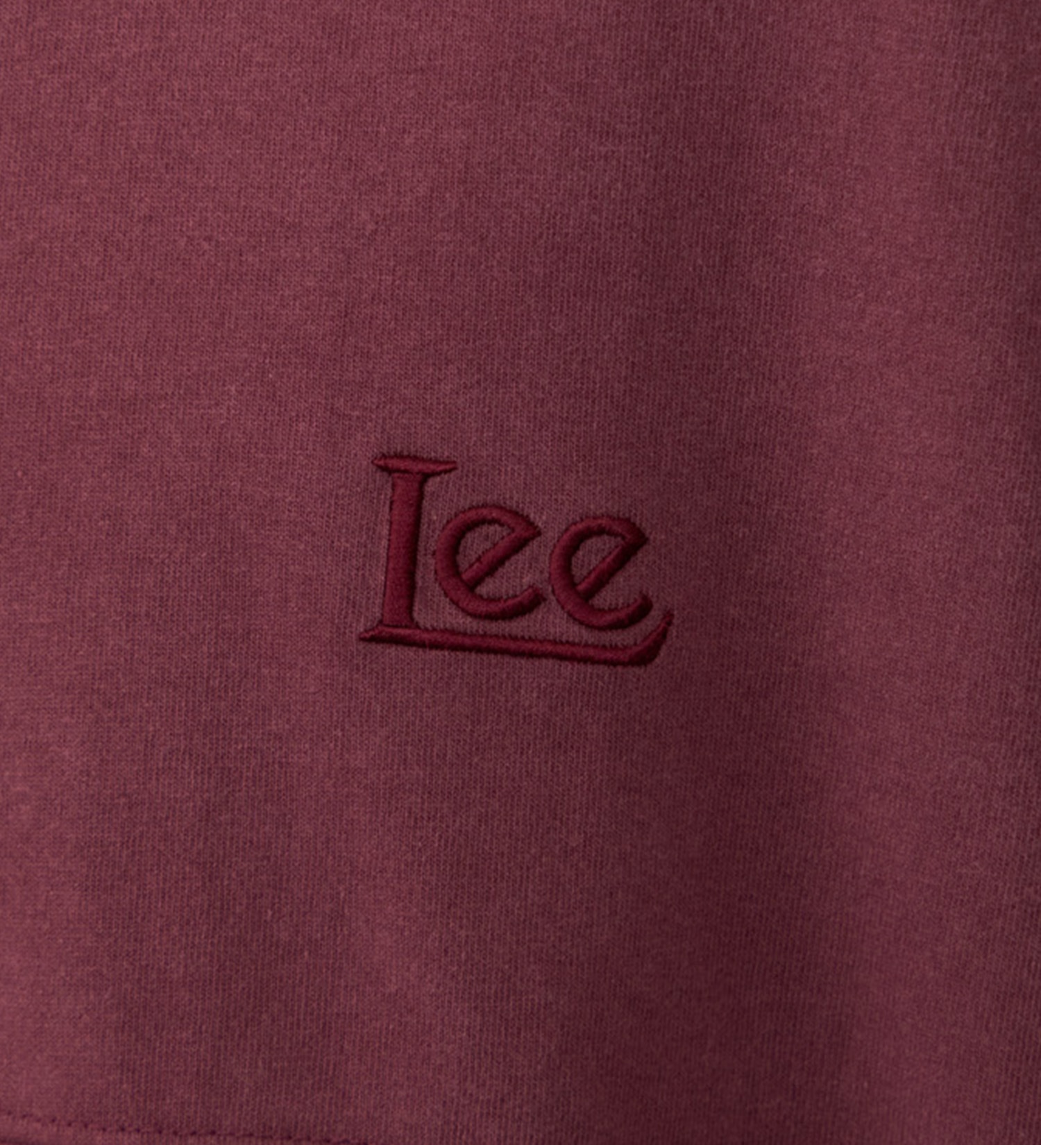 Lee(リー)のラウンドヘムショートスリーブTシャツ|トップス/Tシャツ/カットソー/メンズ|ワイン