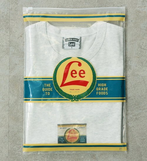 Lee(リー)の【パッケージTシャツ】オールドアドプリント 半袖Tシャツ（CAN PHOTO）|トップス/Tシャツ/カットソー/メンズ|グレー