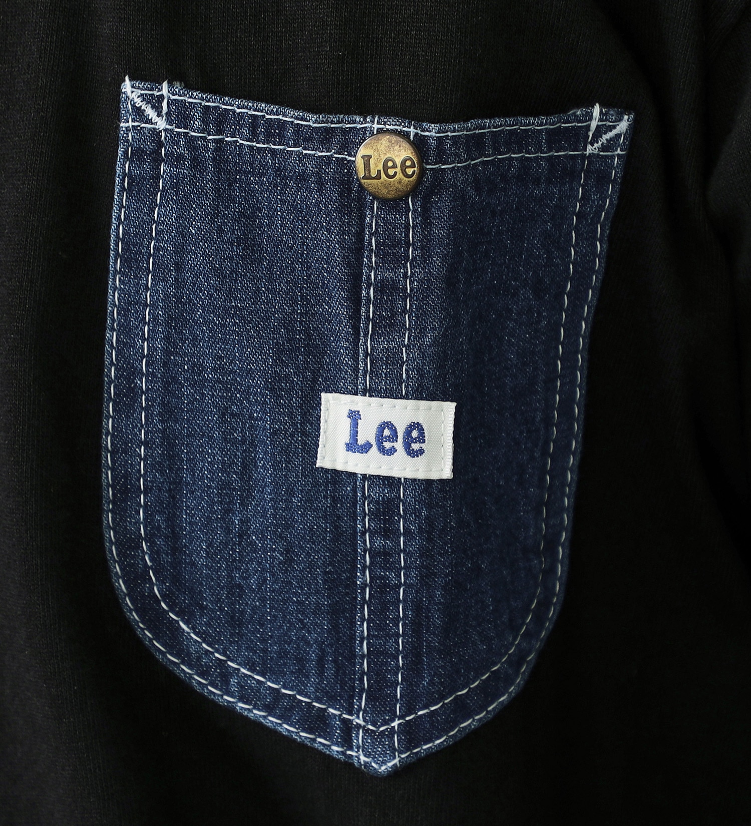 Lee(リー)のデニムポケット 長袖Tシャツ|トップス/Tシャツ/カットソー/メンズ|ブラック