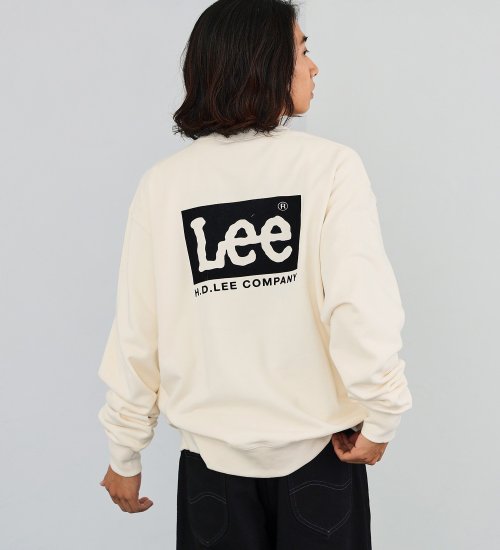 Lee(リー)の【おまとめ割】【親子リンク】Leeロゴバックプリントスウェット|トップス/スウェット/メンズ|ホワイト