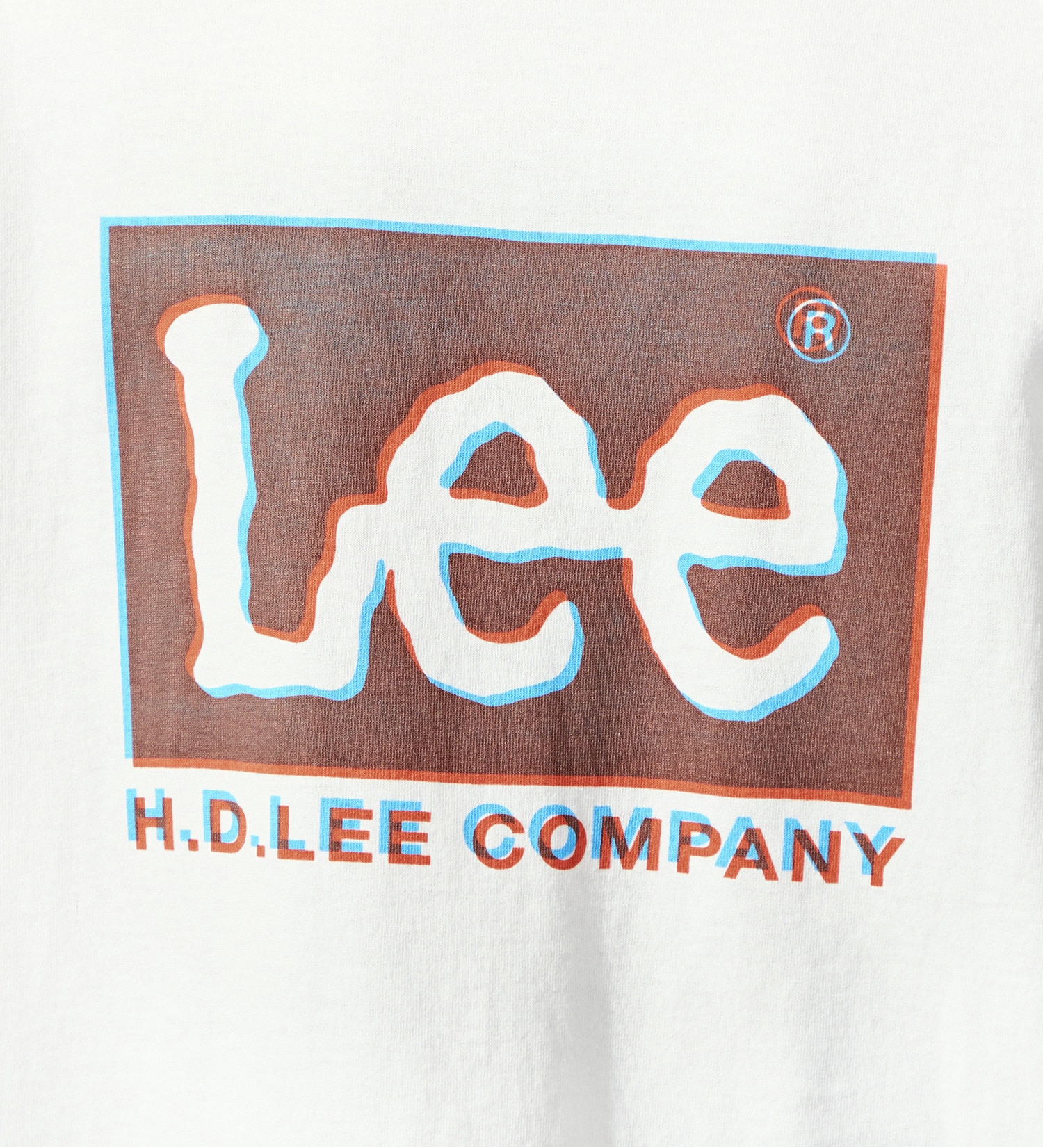 Lee(リー)の【親子コーデ】バックプリント 長袖Tシャツ/オーバーラッププリント|トップス/Tシャツ/カットソー/メンズ|ホワイト