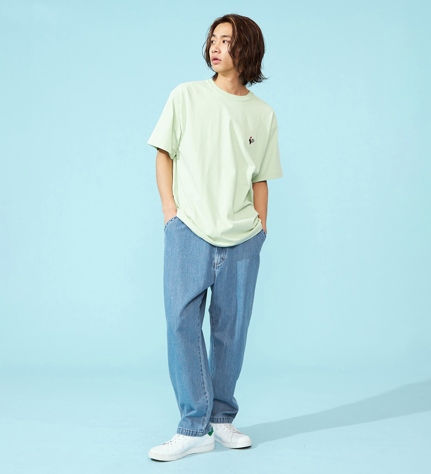 Lee(リー)のCANT BUST EMワッペンTシャツ|トップス/Tシャツ/カットソー/メンズ|グリーン