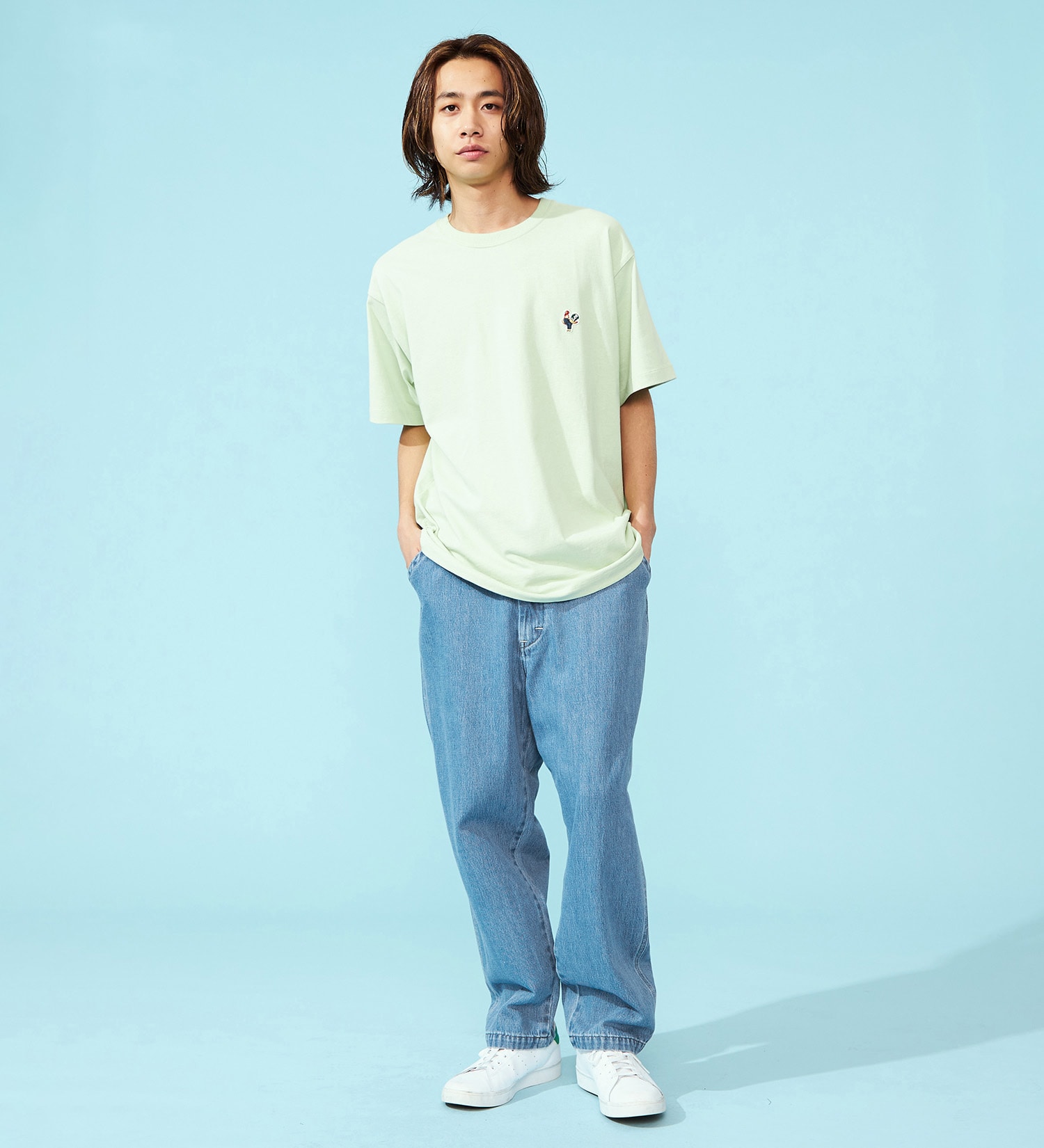 Lee(リー)のCANT BUST EMワッペンTシャツ|トップス/Tシャツ/カットソー/メンズ|グリーン