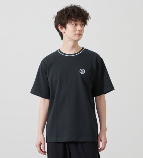 Lee(リー)のラインリブTシャツ カノコ素材|トップス/Tシャツ/カットソー/メンズ|ブラック