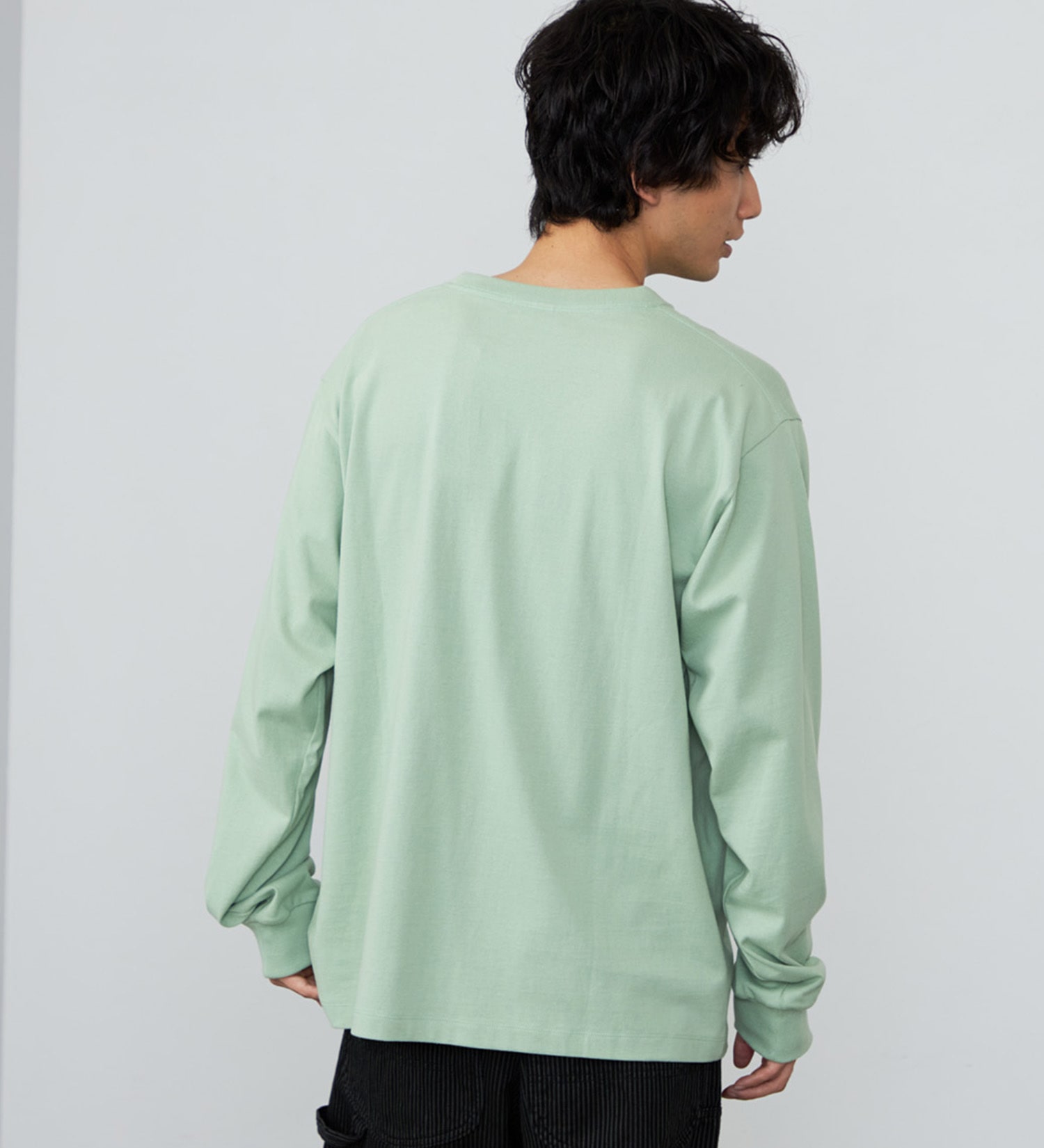 Lee(リー)のワッペンポケット ロングスリーブTシャツ|トップス/Tシャツ/カットソー/メンズ|グリーン