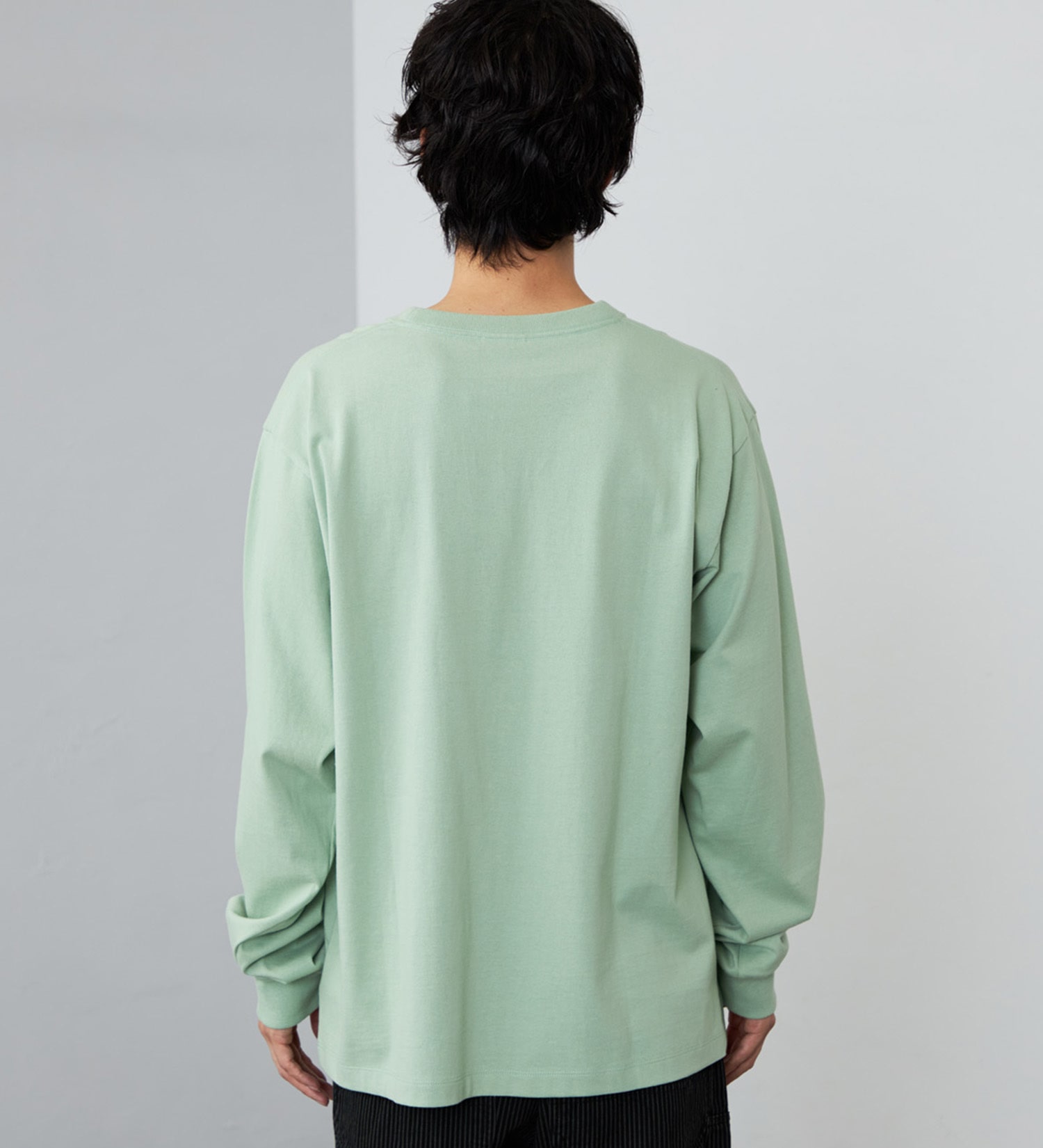 Lee(リー)のワッペンポケット ロングスリーブTシャツ|トップス/Tシャツ/カットソー/メンズ|グリーン