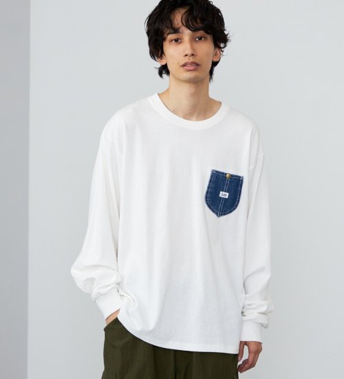 デニムポケット ロングスリーブTシャツ【ロングセラー】