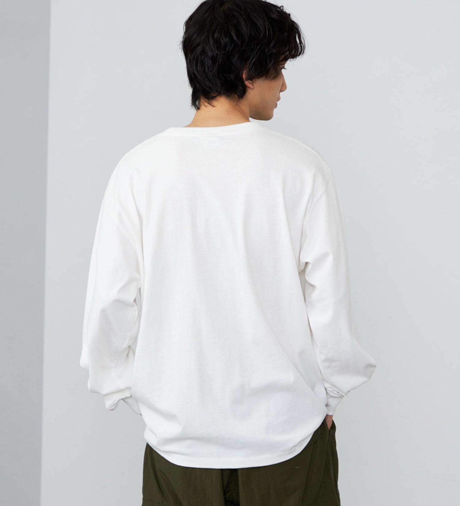 Lee(リー)のデニムポケット ロングスリーブTシャツ【ロングセラー】|トップス/Tシャツ/カットソー/メンズ|ホワイト