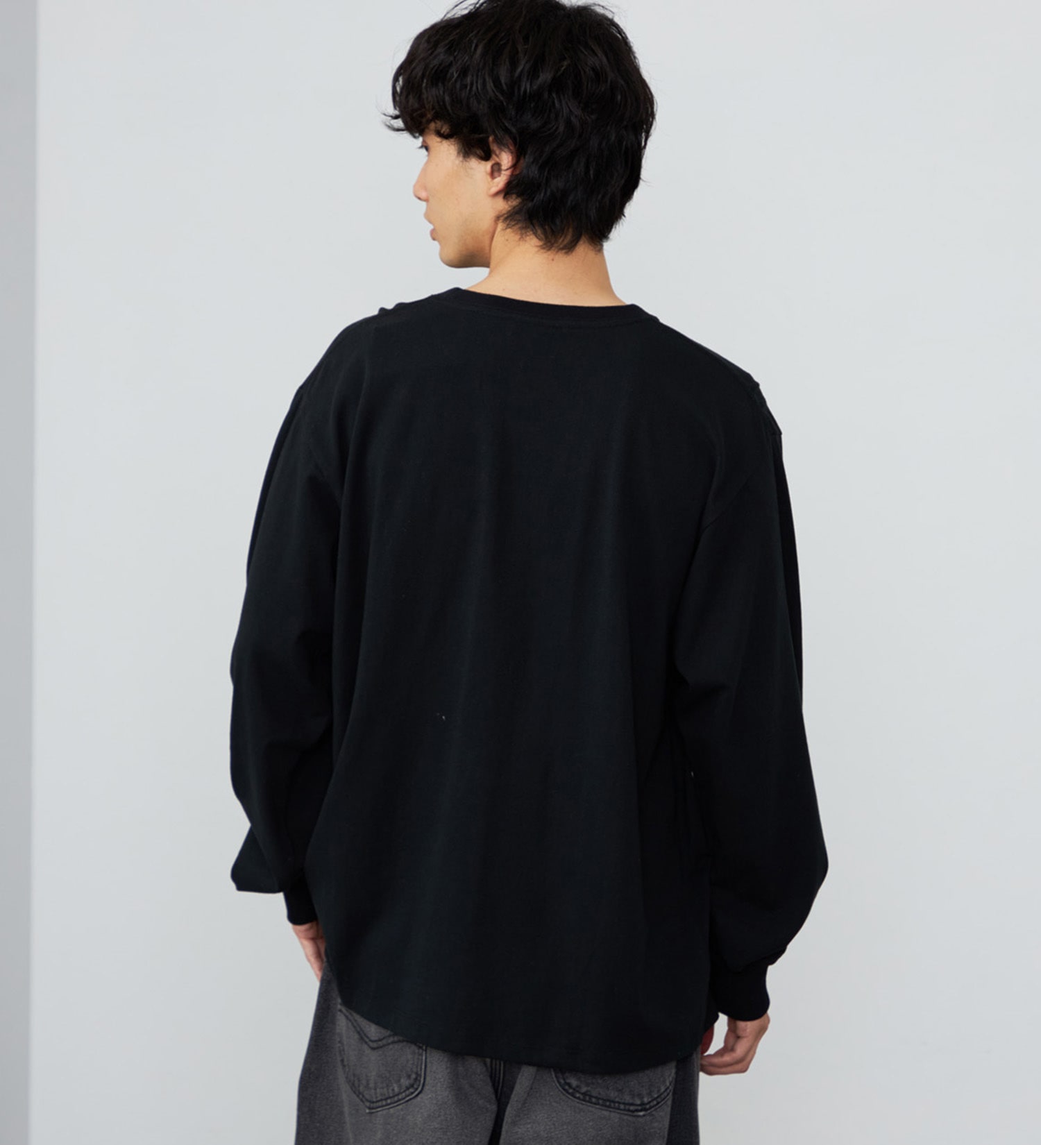 Lee(リー)のデニムポケット ロングスリーブTシャツ【ロングセラー】|トップス/Tシャツ/カットソー/メンズ|ブラック