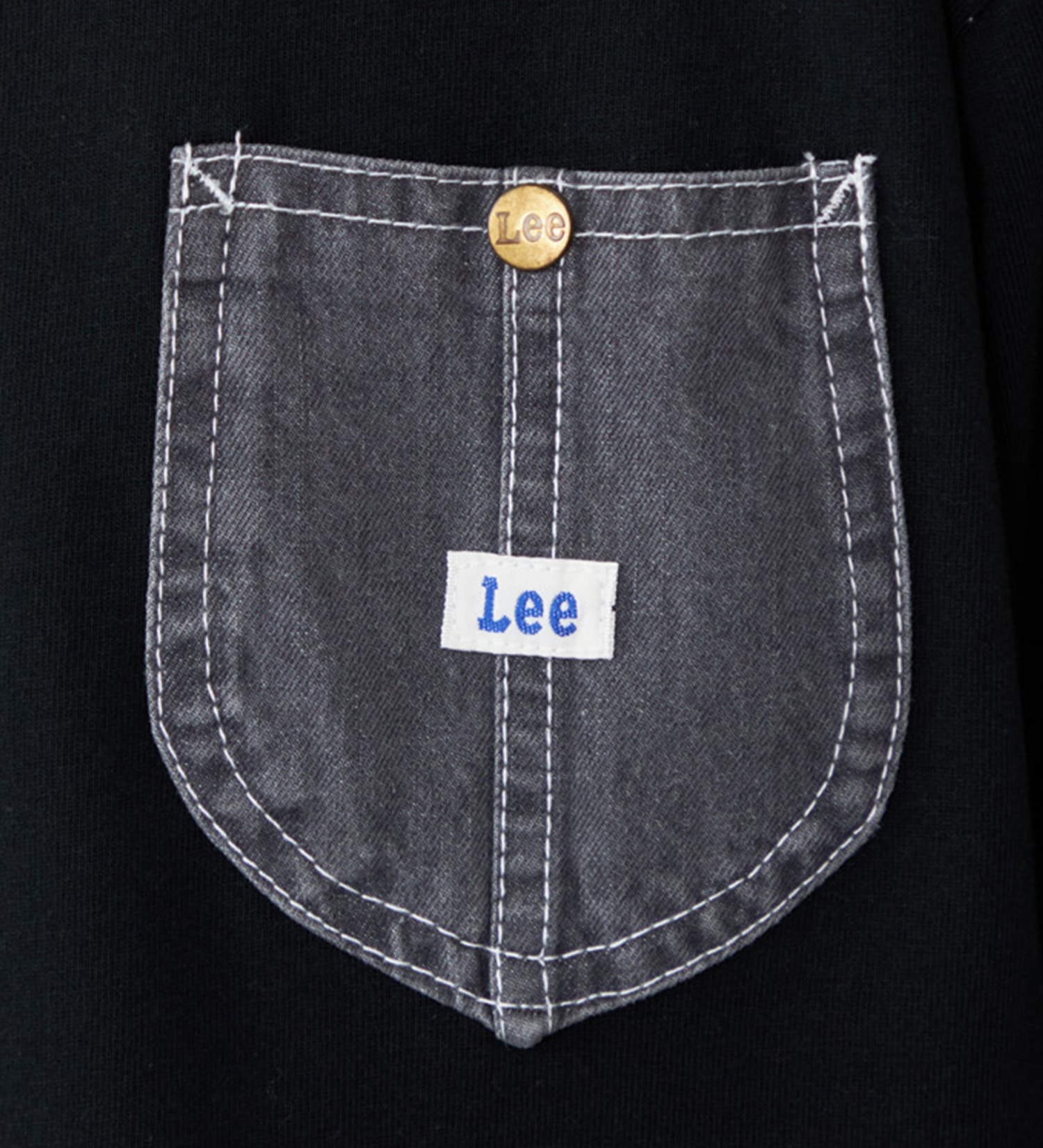 Lee(リー)のデニムポケット ロングスリーブTシャツ【ロングセラー】|トップス/Tシャツ/カットソー/メンズ|ブラック