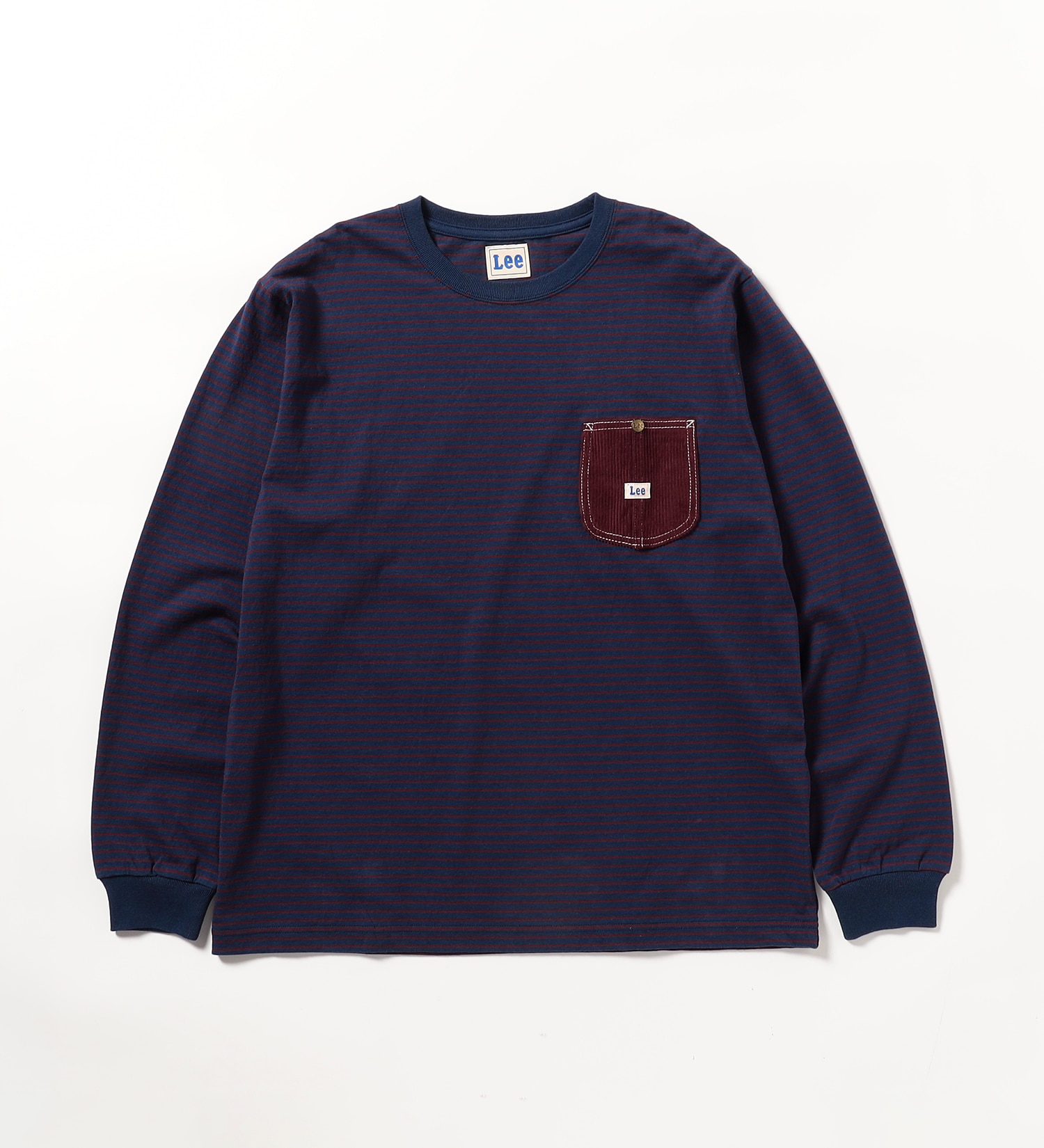 Lee(リー)のワークポケットL/S Teeシャツ|トップス/Tシャツ/カットソー/メンズ|ネイビー