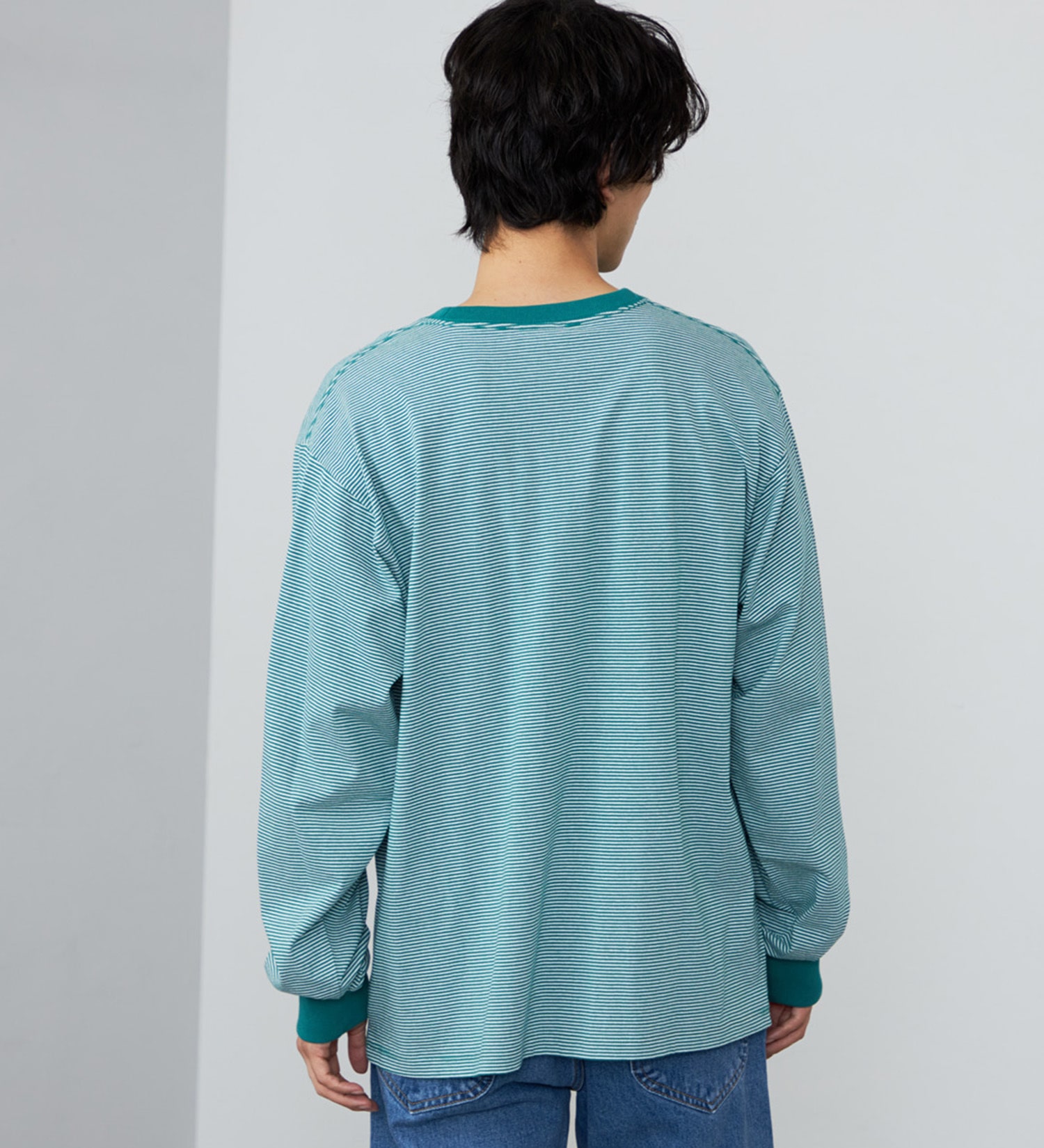 Lee(リー)のデニムポケット ロングスリーブTシャツ【ロングセラー】|トップス/Tシャツ/カットソー/メンズ|グリーン