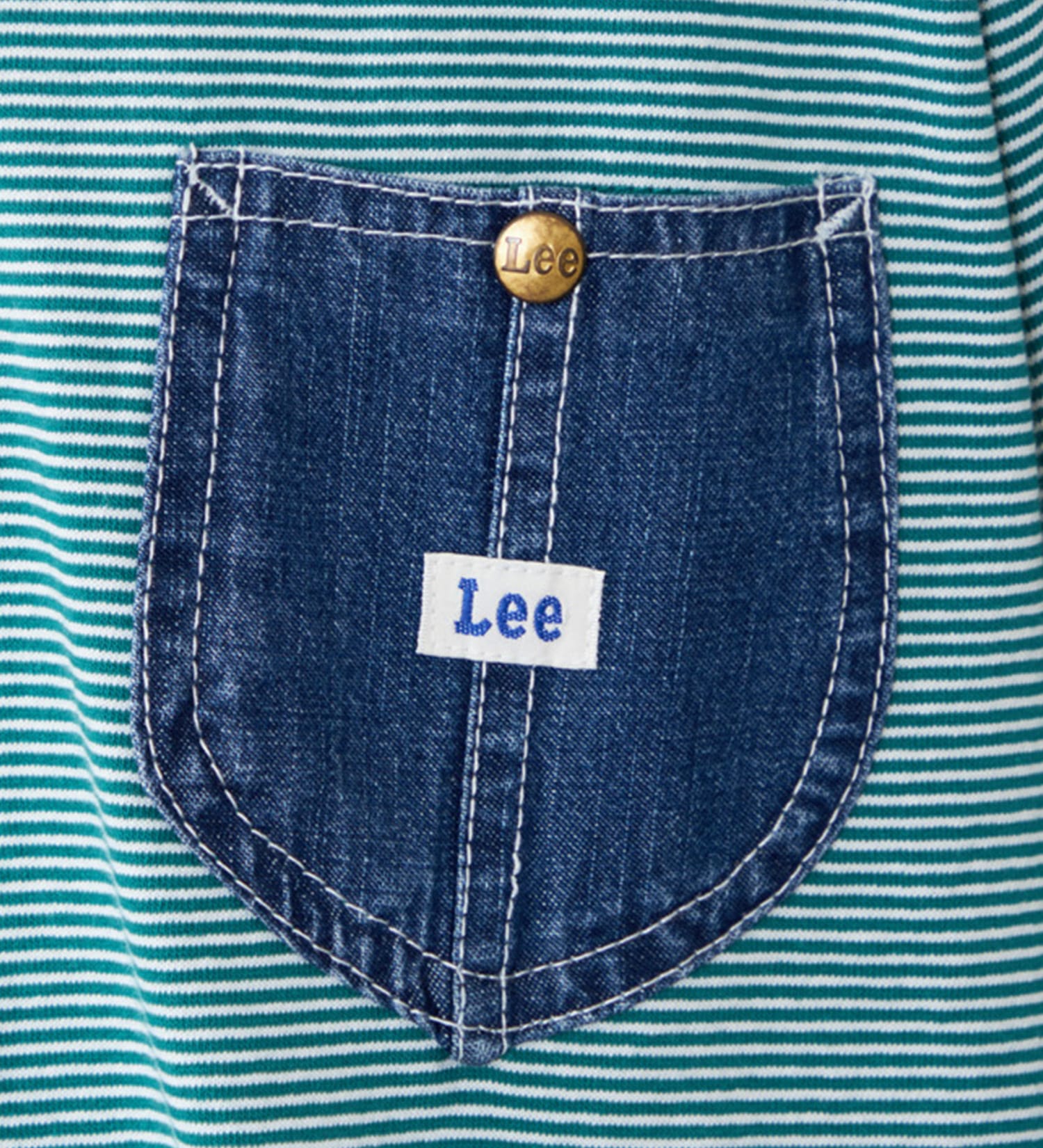 Lee(リー)のデニムポケット ロングスリーブTシャツ【ロングセラー】|トップス/Tシャツ/カットソー/メンズ|グリーン