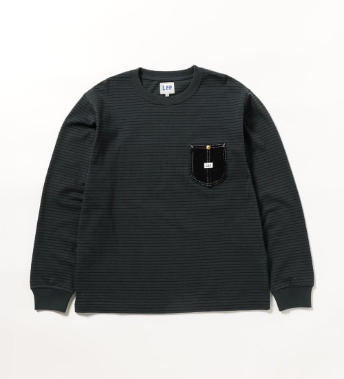 Lee(リー)のワークポケットL/S Teeシャツ|トップス/Tシャツ/カットソー/メンズ|チャコールグレー