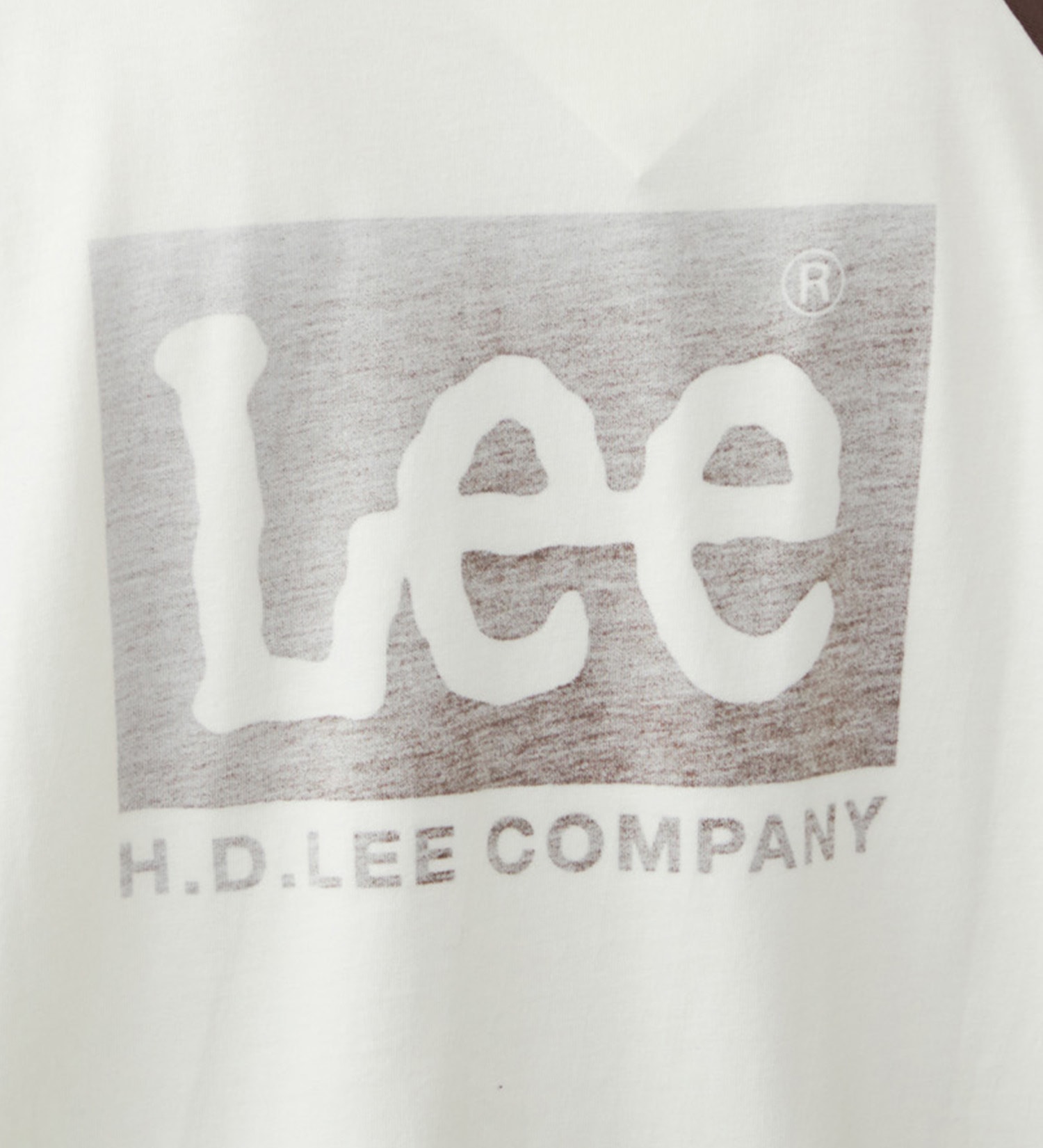 Lee(リー)のLeeロゴバックプリント ロングスリーブTシャツ【ロングセラー】|トップス/Tシャツ/カットソー/メンズ|ブラウン