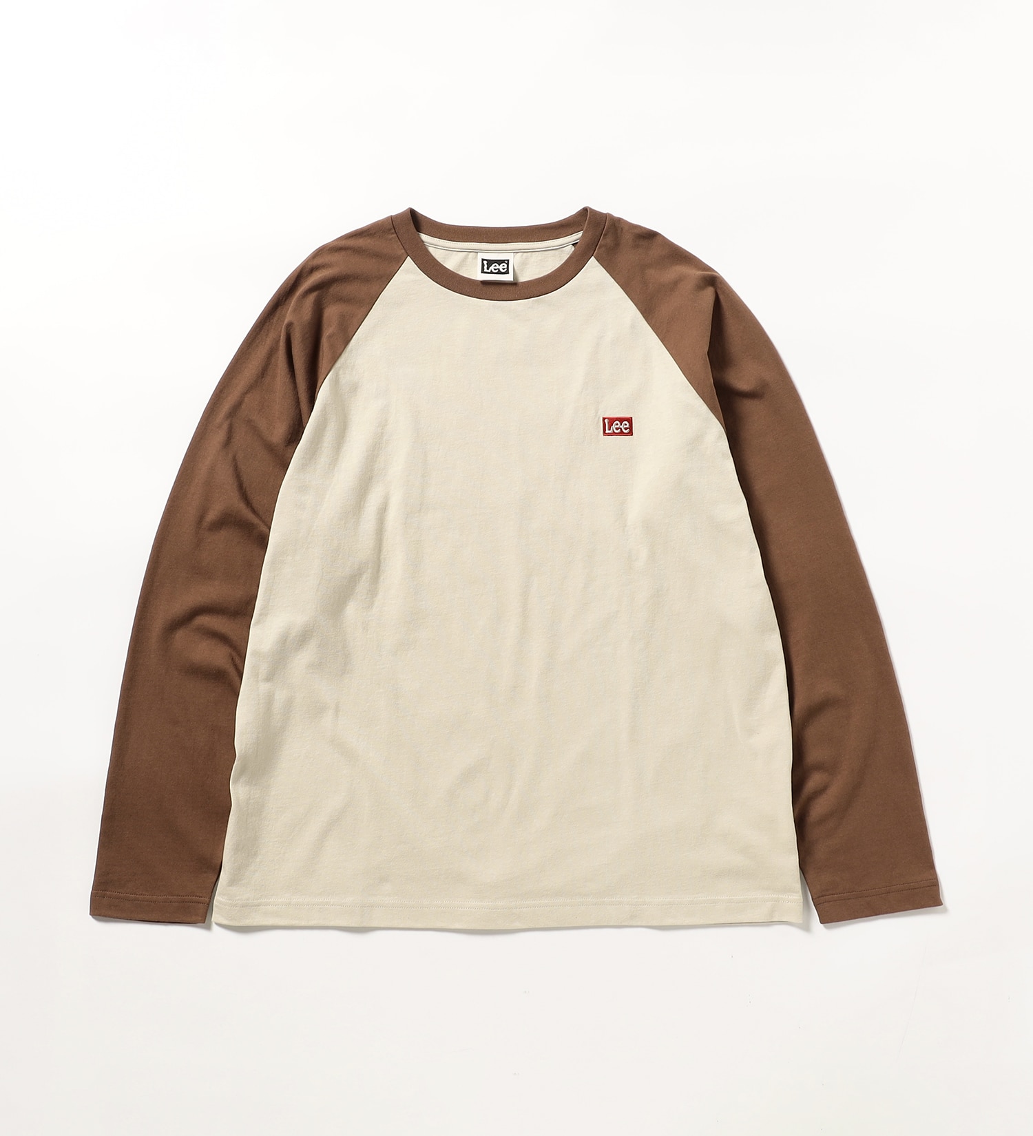 Lee(リー)のバックプリントLeeロゴ L/S Teeシャツ|トップス/Tシャツ/カットソー/メンズ|ベージュ