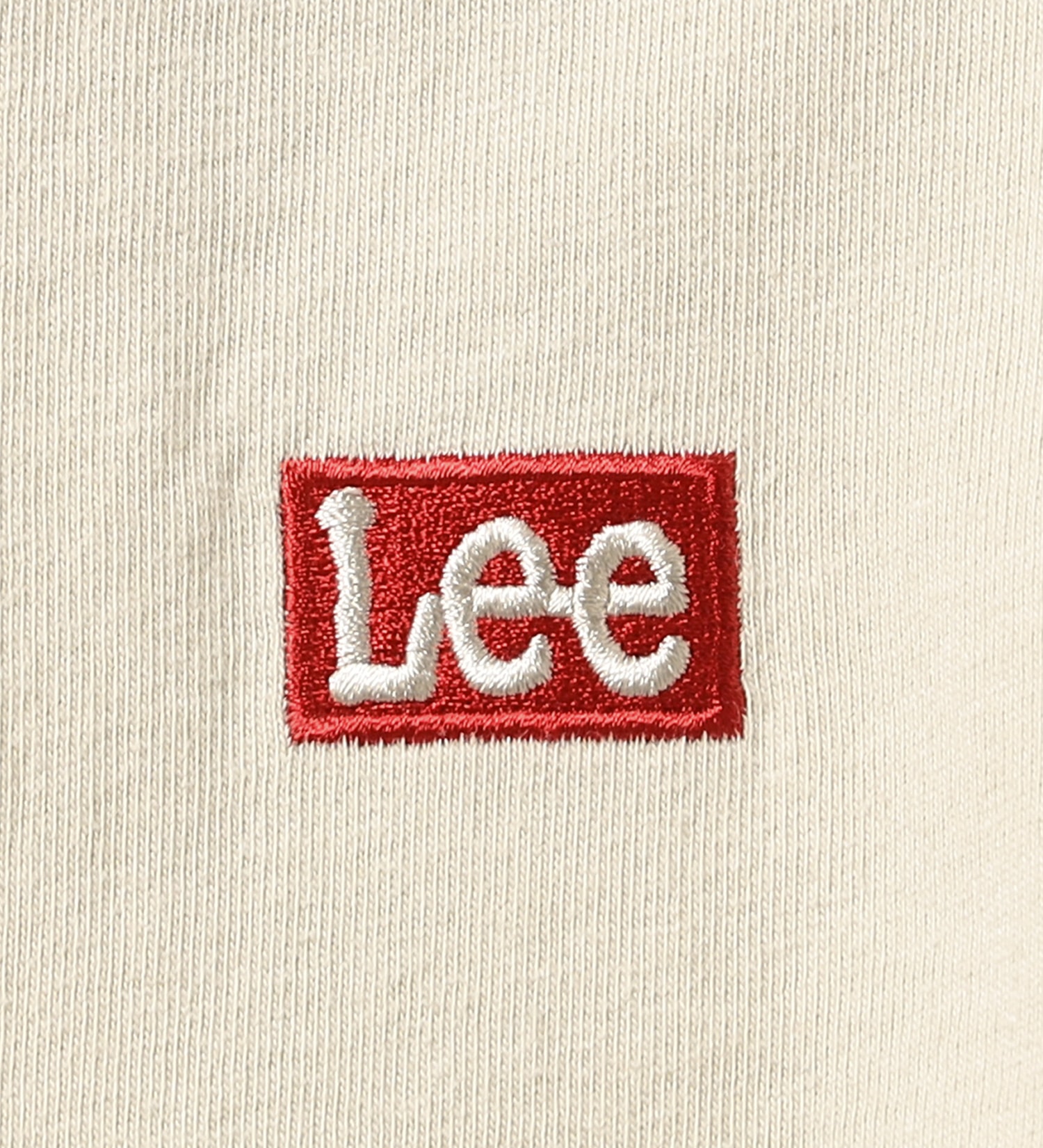 Lee(リー)のバックプリントLeeロゴ L/S Teeシャツ|トップス/Tシャツ/カットソー/メンズ|ベージュ