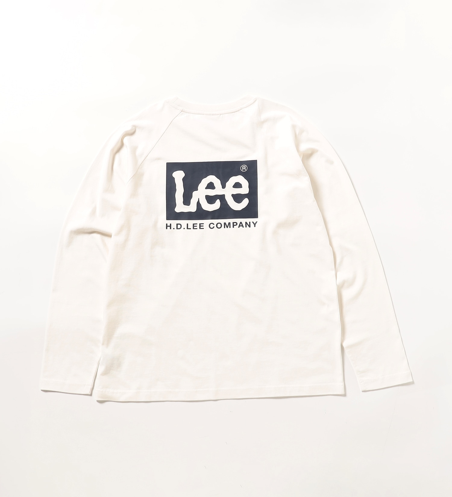Lee(リー)のバックプリントLeeロゴ L/S Teeシャツ|トップス/Tシャツ/カットソー/メンズ|ホワイト