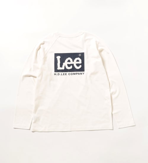 Lee(リー)のバックプリントLeeロゴ L/S Teeシャツ|トップス/Tシャツ/カットソー/メンズ|ホワイト