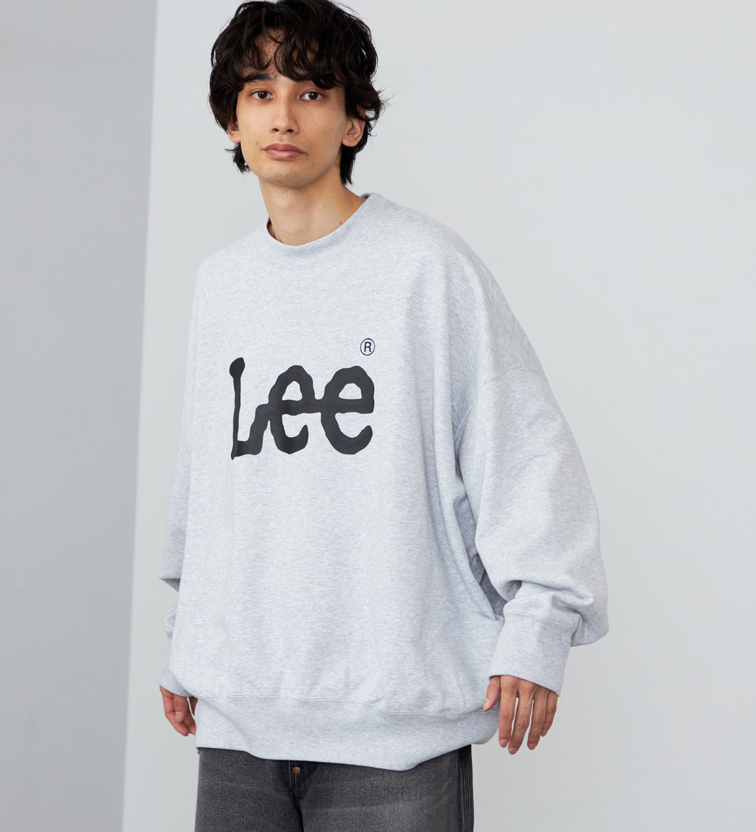 Lee(リー)のSUPERSIZED スウェット ビッグシルエット|トップス/スウェット/メンズ|グレー