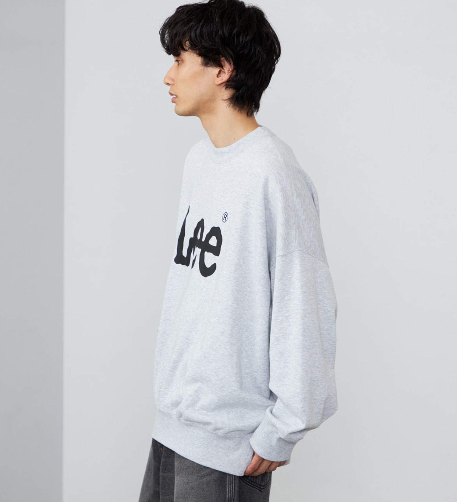 Lee(リー)のSUPERSIZED スウェット ビッグシルエット|トップス/スウェット/メンズ|グレー