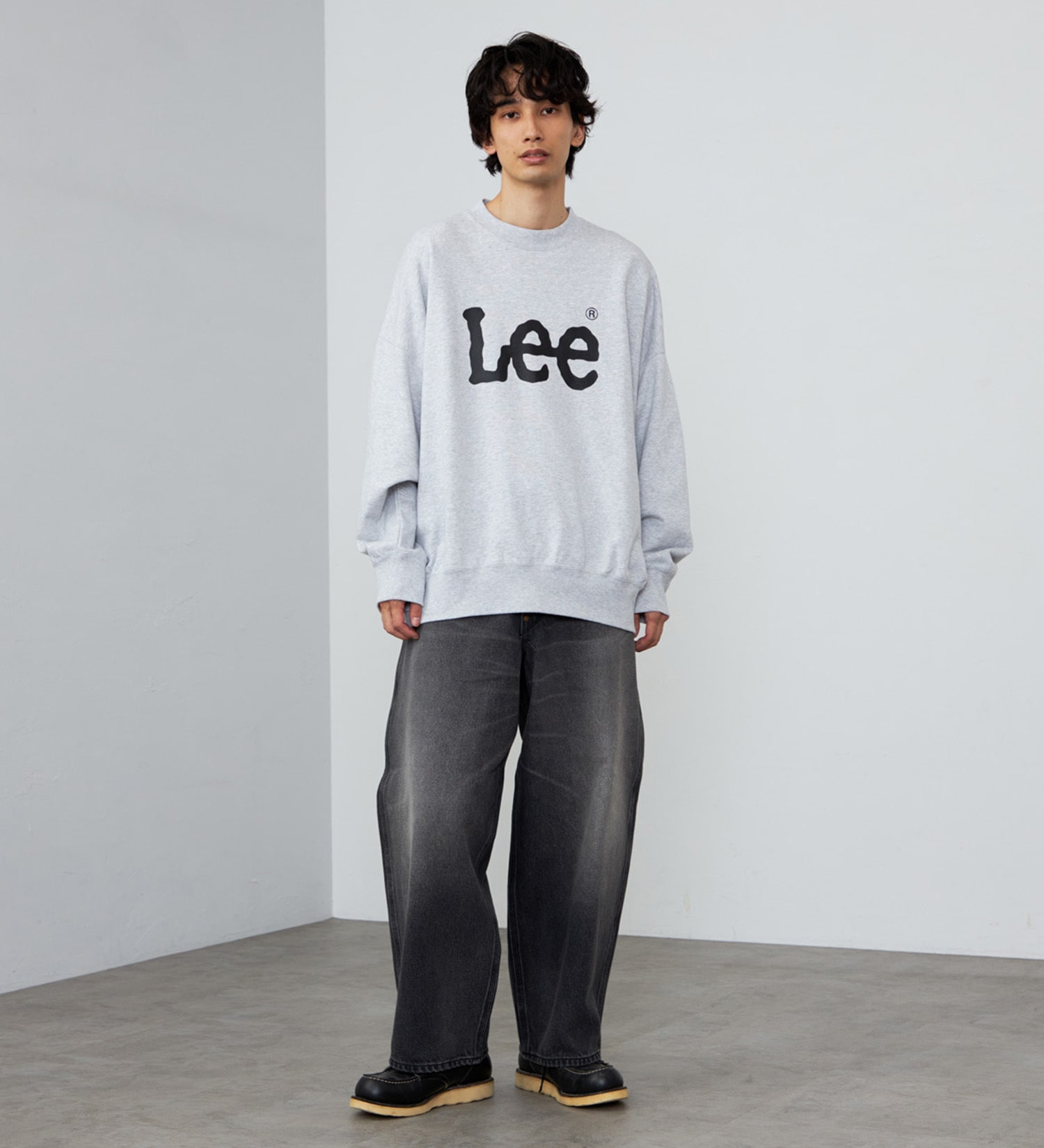 Lee(リー)のSUPERSIZED スウェット ビッグシルエット|トップス/スウェット/メンズ|グレー