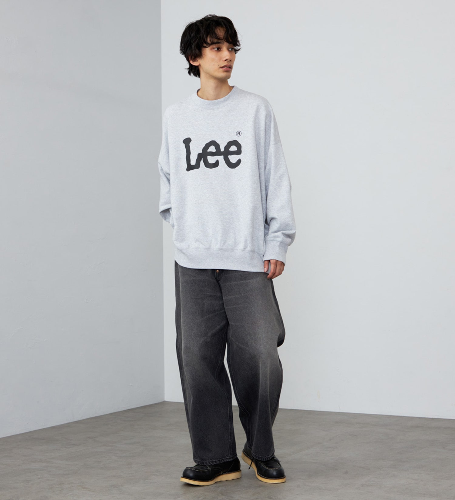 Lee(リー)のSUPERSIZED スウェット ビッグシルエット|トップス/スウェット/メンズ|グレー