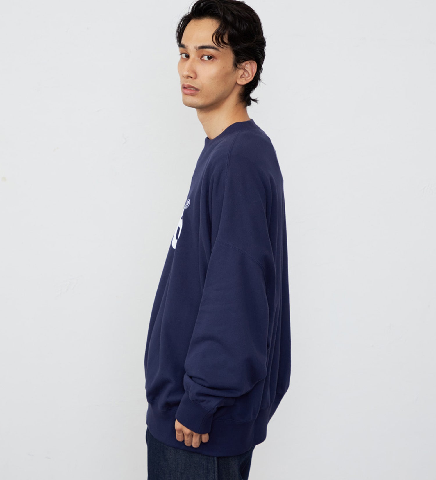 Lee(リー)のSUPERSIZED スウェット ビッグシルエット|トップス/スウェット/メンズ|ネイビー