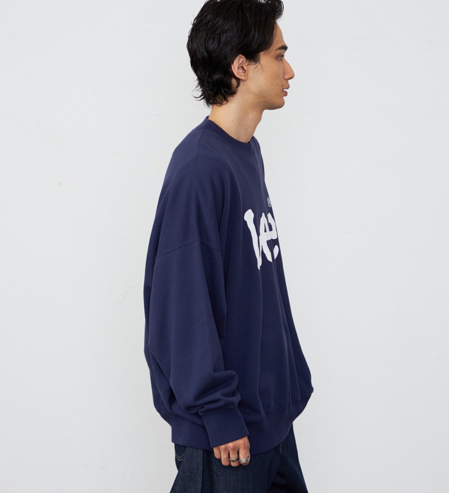 Lee(リー)のSUPERSIZED スウェット ビッグシルエット|トップス/スウェット/メンズ|ネイビー