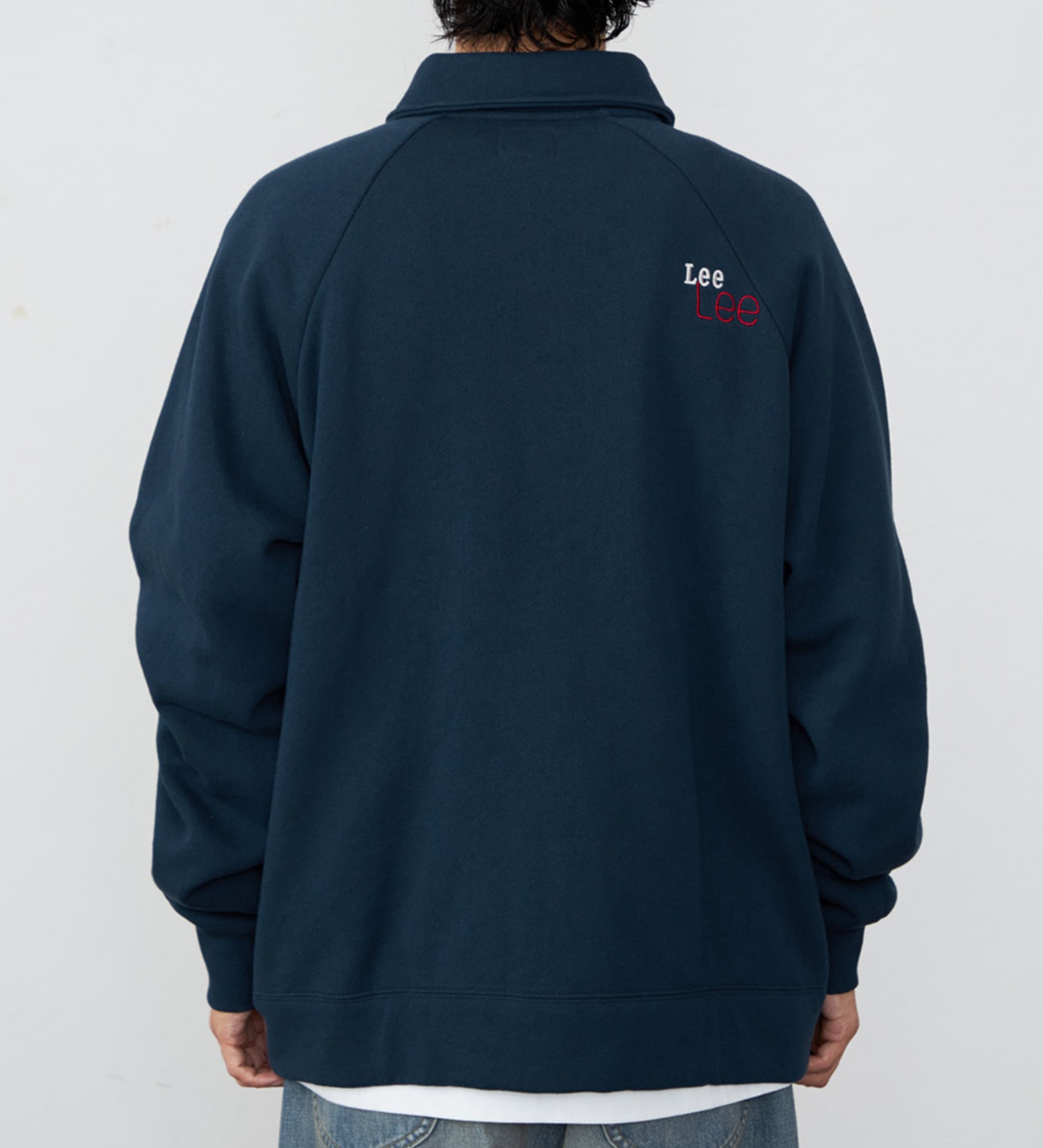 Lee(リー)のスウェットカーディガン 裏起毛|トップス/スウェット/メンズ|ネイビー
