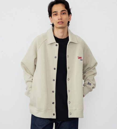 Lee(リー)のスウェットカーディガン 裏起毛|トップス/スウェット/メンズ|カーキ