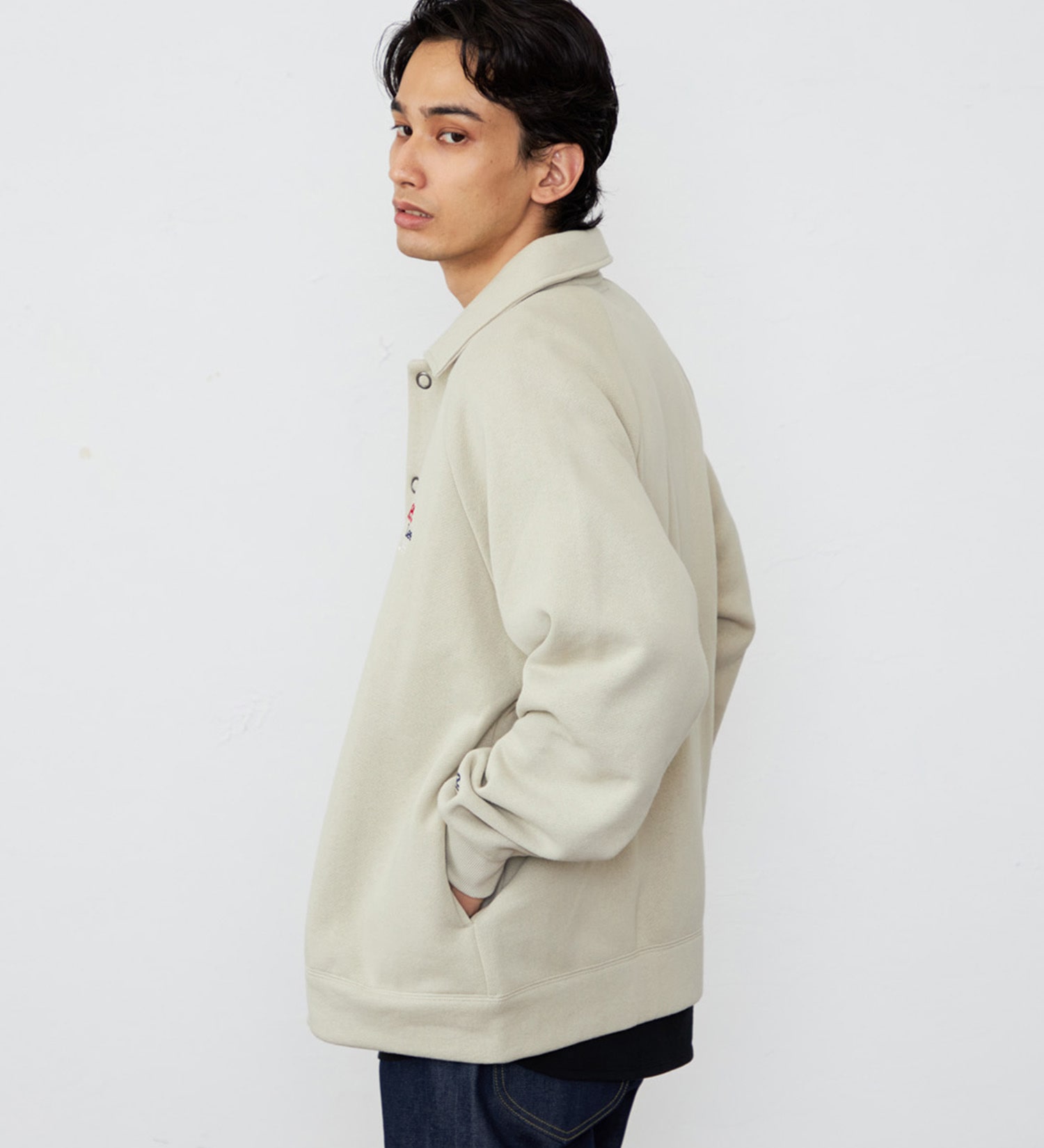 Lee(リー)のスウェットカーディガン 裏起毛|トップス/スウェット/メンズ|カーキ