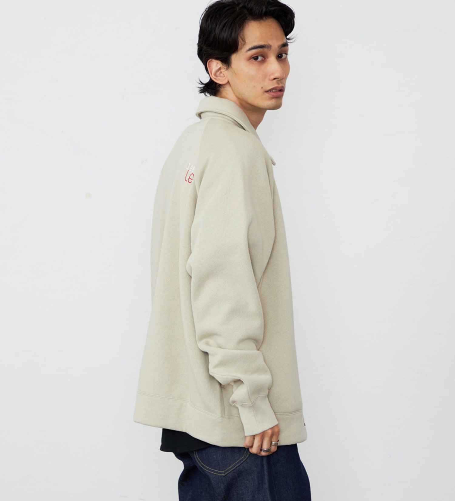Lee(リー)のスウェットカーディガン 裏起毛|トップス/スウェット/メンズ|カーキ