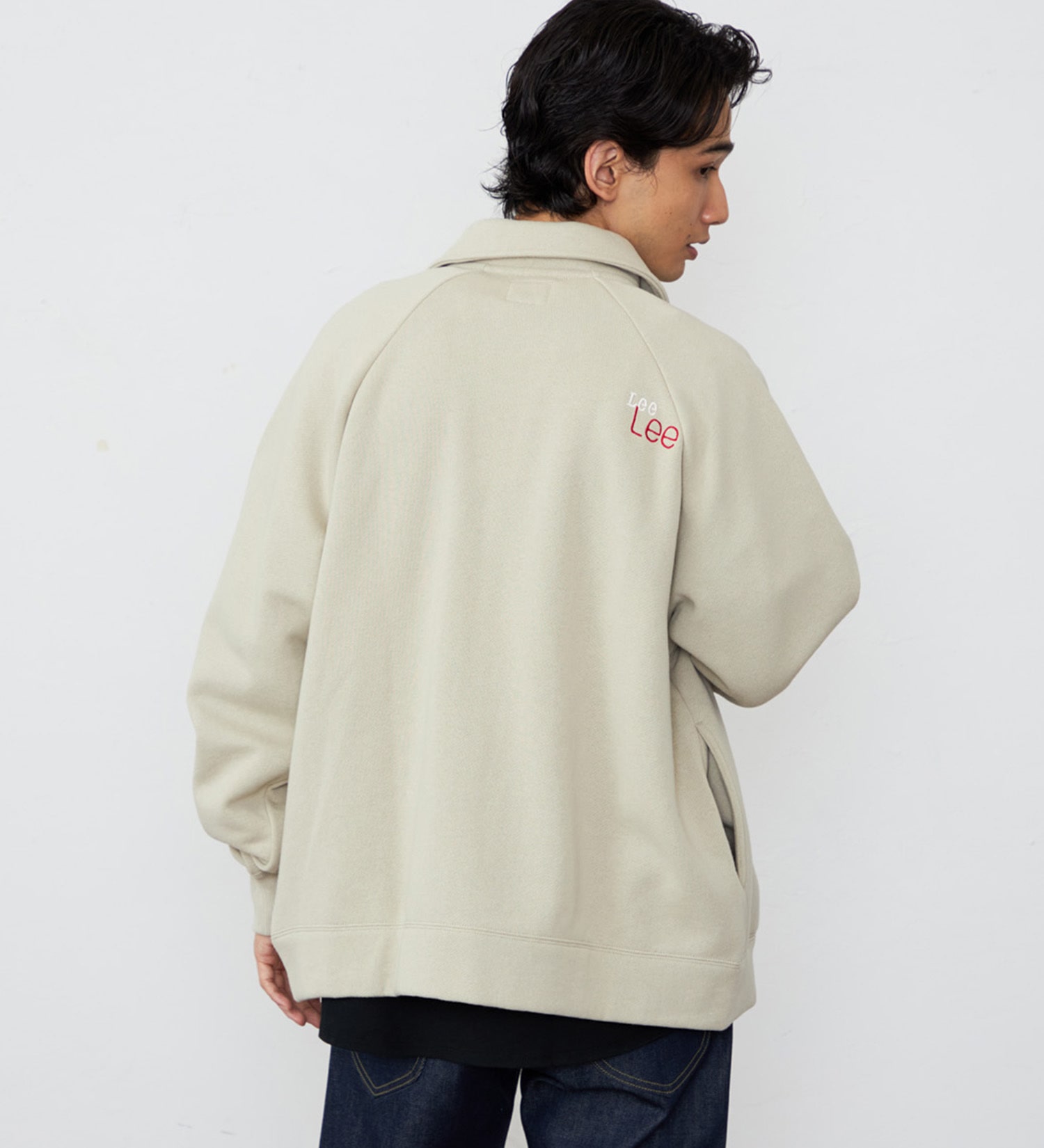 Lee(リー)のスウェットカーディガン 裏起毛|トップス/スウェット/メンズ|カーキ