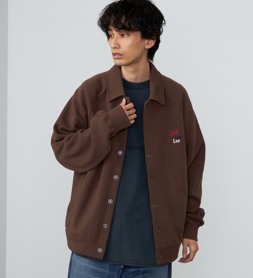 Lee(リー)のスウェットカーディガン 裏起毛|トップス/スウェット/メンズ|ブラウン