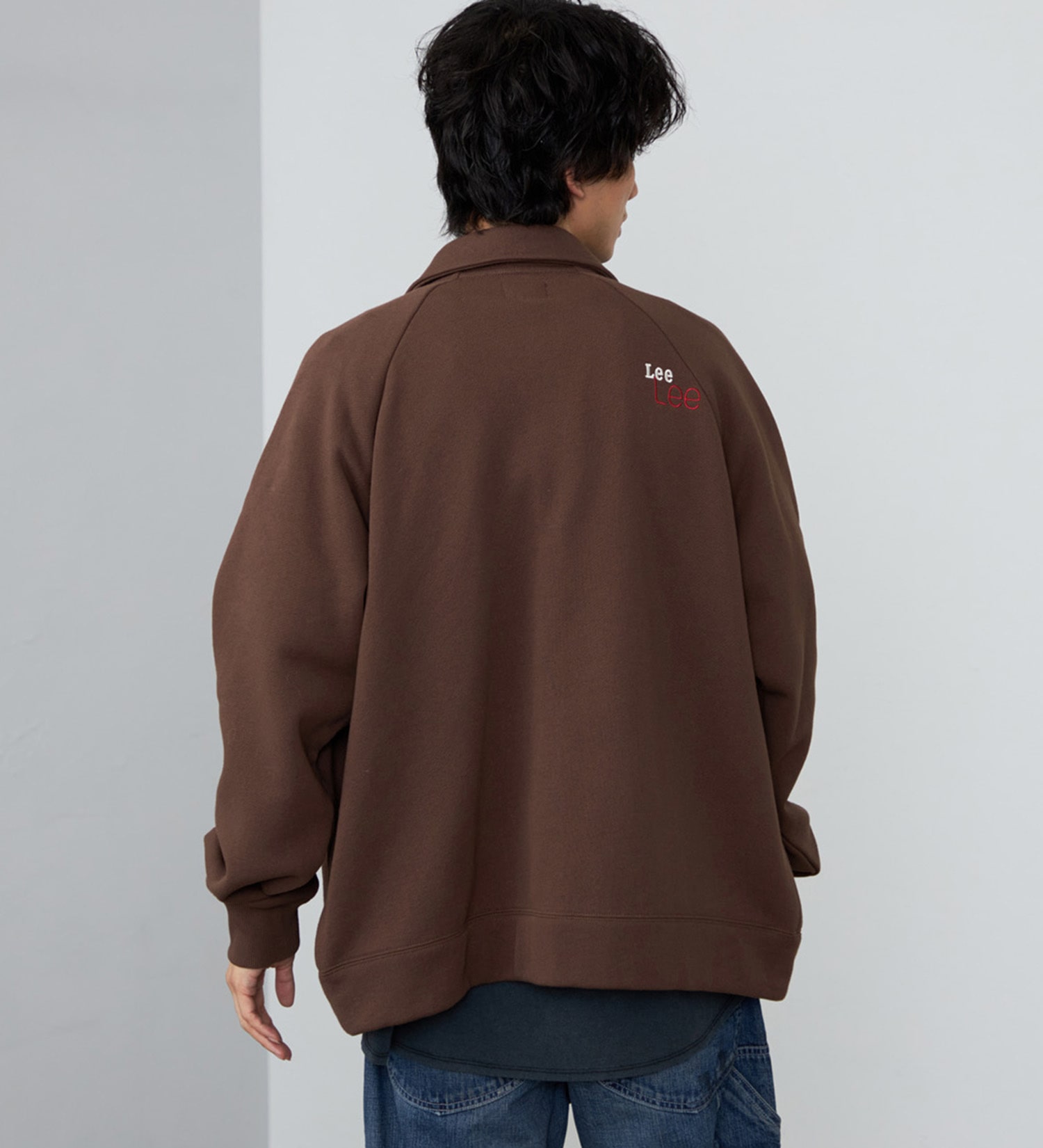 Lee(リー)のスウェットカーディガン 裏起毛|トップス/スウェット/メンズ|ブラウン