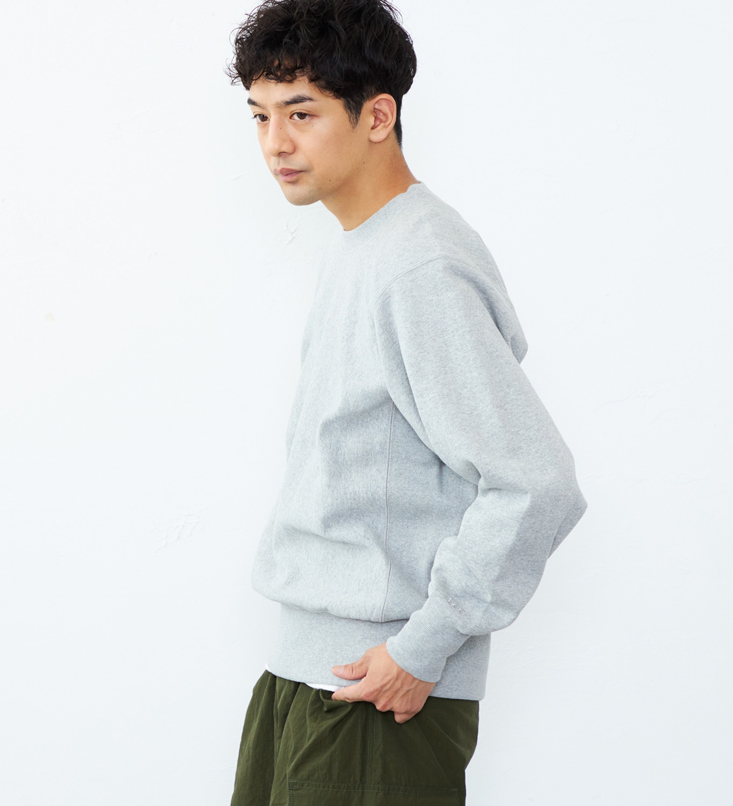 Lee(リー)のBASIC CREW NECK SWEAT/ベーシックスウェット|トップス/スウェット/メンズ|グレー