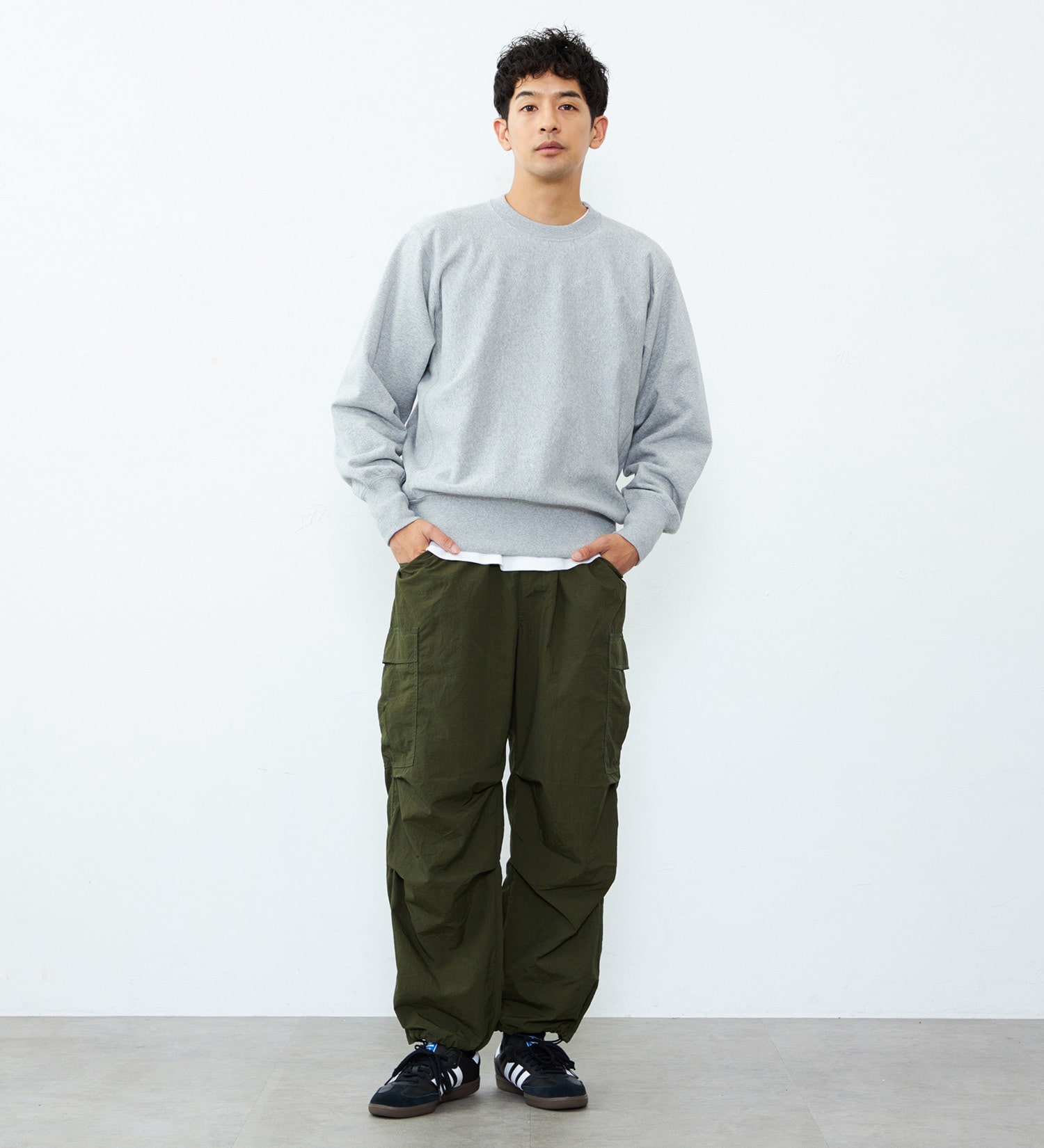 Lee(リー)のBASIC CREW NECK SWEAT/ベーシックスウェット|トップス/スウェット/メンズ|グレー