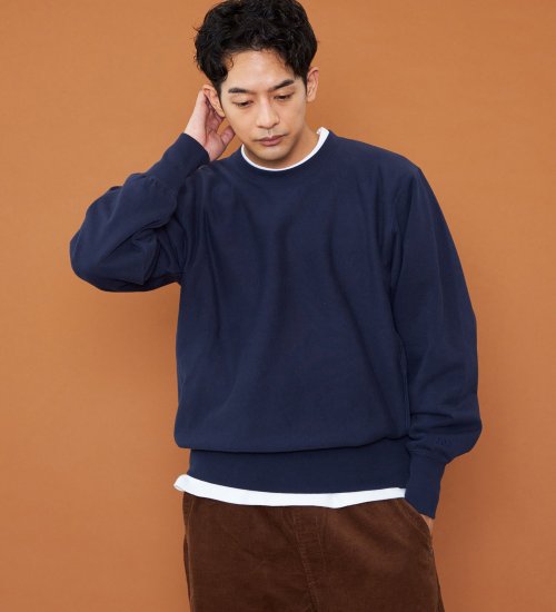 Lee(リー)のBASIC CREW NECK SWEAT/ベーシックスウェット|トップス/スウェット/メンズ|ネイビー