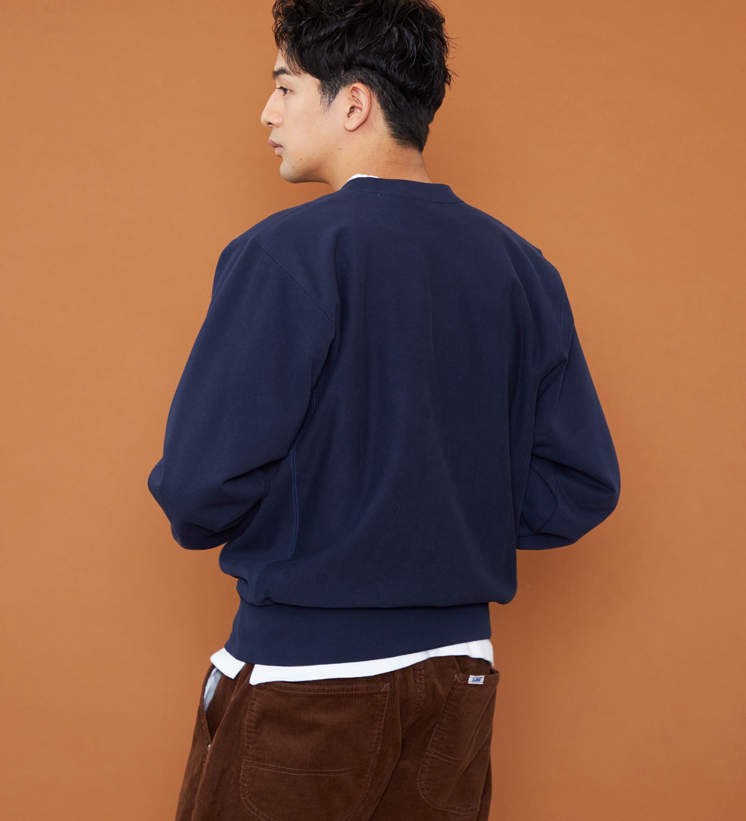 Lee(リー)のBASIC CREW NECK SWEAT/ベーシックスウェット|トップス/スウェット/メンズ|ネイビー