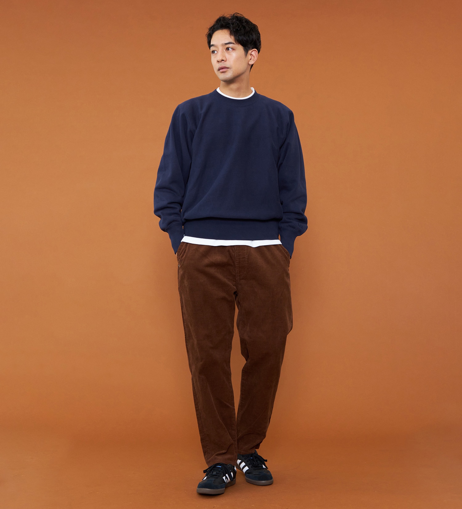 Lee(リー)のBASIC CREW NECK SWEAT/ベーシックスウェット|トップス/スウェット/メンズ|ネイビー