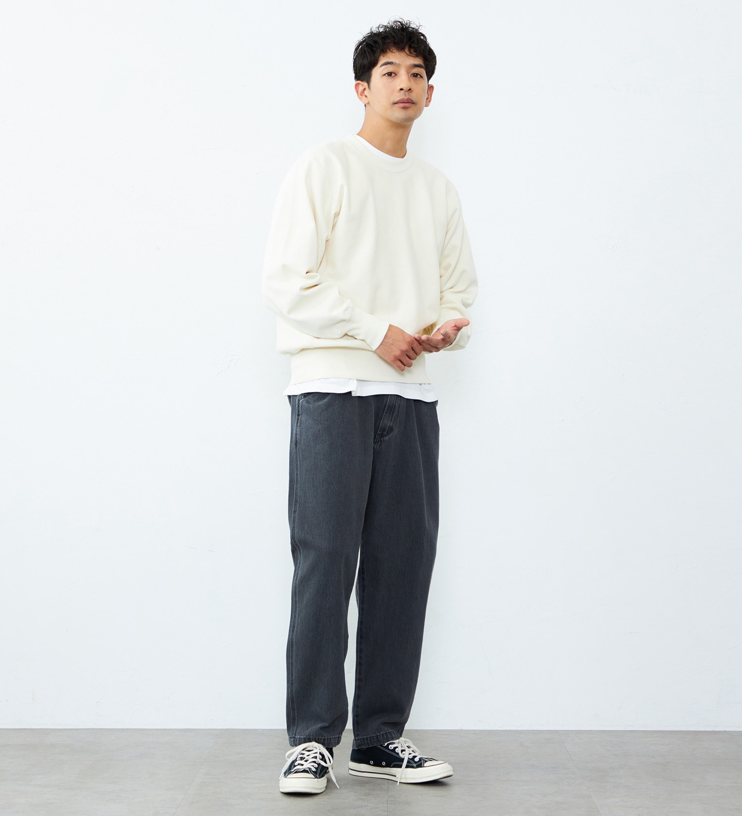 Lee(リー)のBASIC CREW NECK SWEAT/ベーシックスウェット|トップス/スウェット/メンズ|オフホワイト
